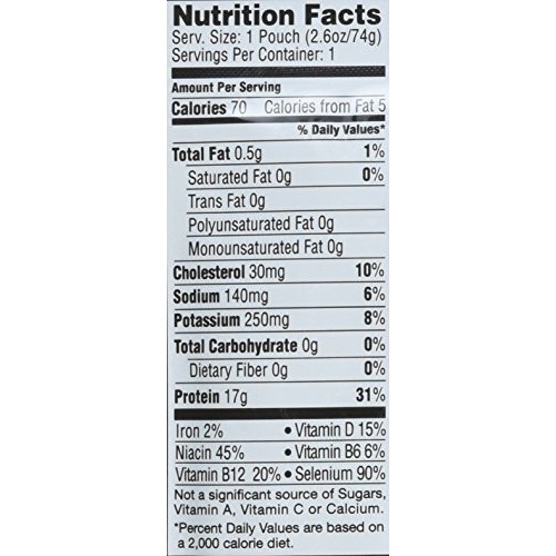 Starkist Low Sodium Chunk Light Tuna In Water 2.6Oz Pouch Pack