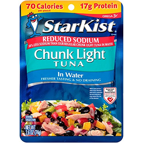Starkist Reduced Sodium Chunk Light Tuna In Water - 2.6 Oz. Pouc