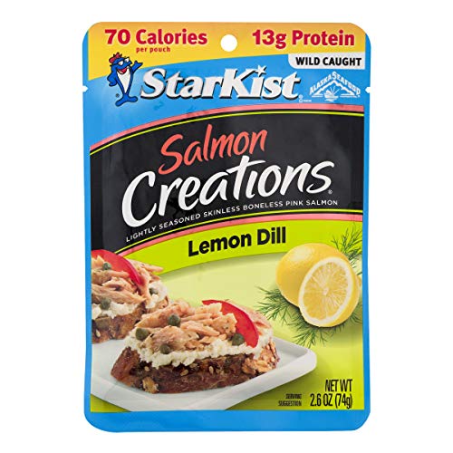 Starkist Salmon Creations Lemon Dill - 2.6 Oz Pouch Pack Of 12