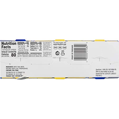 Starkist Solid White Albacore Tuna In Water, 3 - 3 Oz Cans Pack