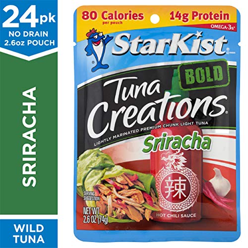 Starkist Tuna Creations Bold Sriracha - 2.6 Oz Pouch Pack Of 24