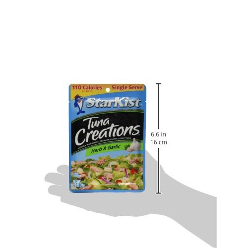 Starkist Tuna Creations, Herb &Amp; Garlic, Single Serve 2.6-Ounce P