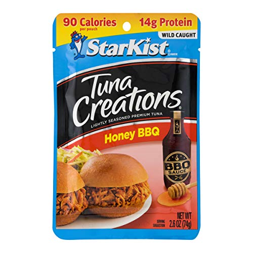 Starkist Tuna Creations, Honey Bbq, 2.6 Oz Pouch Pack Of 24 P
