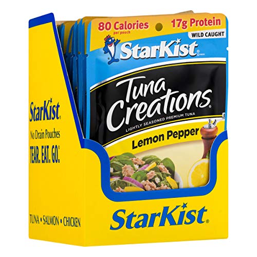 Starkist Tuna Creations, Lemon Pepper, 2.6 Oz Pouch Pack Of 24