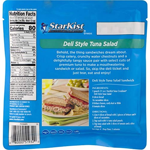 Starkist Tuna Creations Original Deli Style Tuna Salad - 11 Oz P
