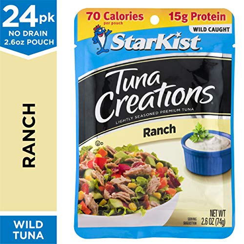 Starkist Tuna Creations, Ranch, 2.6 Oz Pouch Pack Of 24 Packa
