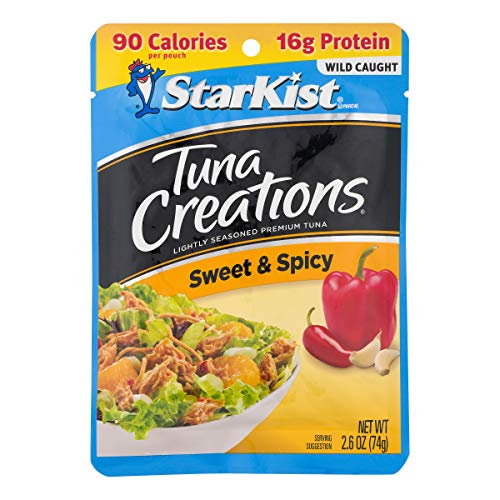 Starkist Tuna Creations, Sweet And Spicy, 2.6 Oz Pouch Pack Of