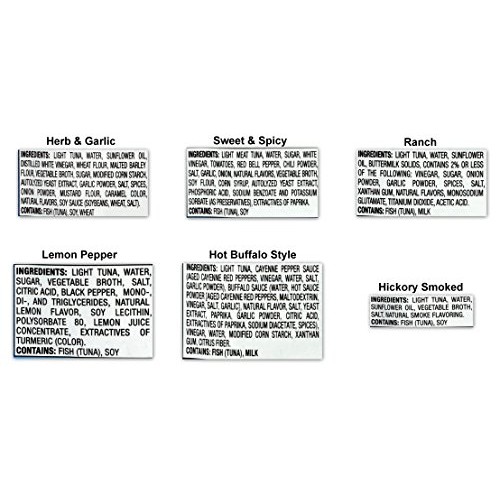 Starkist Tuna Creations Variety Pack, 2.6-Ounce Pouch, 6 Flavors