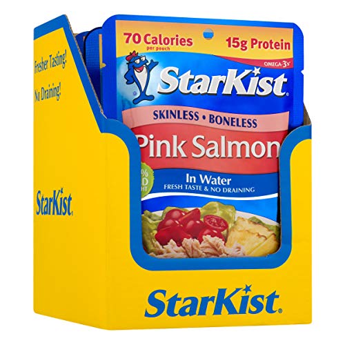 Starkist Wild Pink Salmon - Boneless, Skinless - 2.6 Oz Pouch P