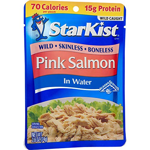 Starkist Wild Pink Salmon - Boneless, Skinless - 2.6 Oz Pouch P