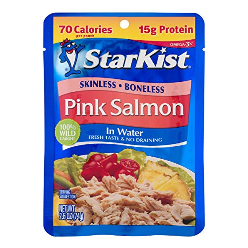 Starkist Wild Pink Salmon - Boneless, Skinless - 2.6 Oz Pouch P