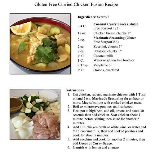 Starport Foods Coconut Curry Sauce - Gluten Free, 1 Gallon Net