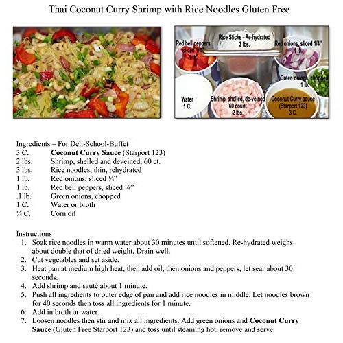 Starport Foods Coconut Curry Sauce - Gluten Free, 1 Gallon Net