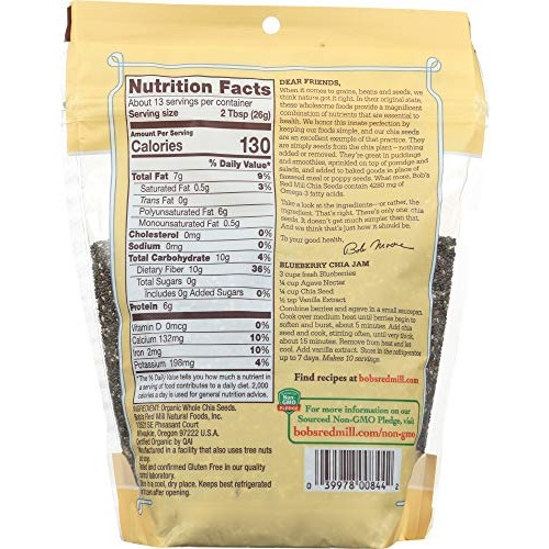 Not A Case Organic Whole Chia Seeds