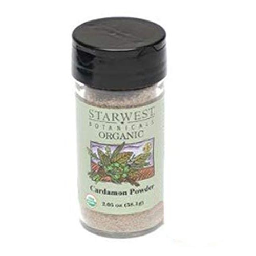 Organic Cardamom Powder Jar 2.05 Oz - Starwest Botanicals