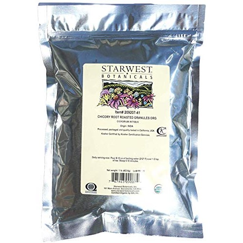 Starwest Botanicals Chicory Root Roasted Granules Organic 1 Lb