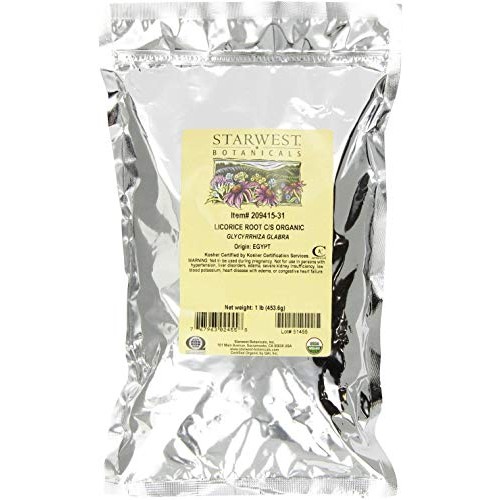Starwest Botanicals Organic Licorice Root Tea Loose Cut And Sift