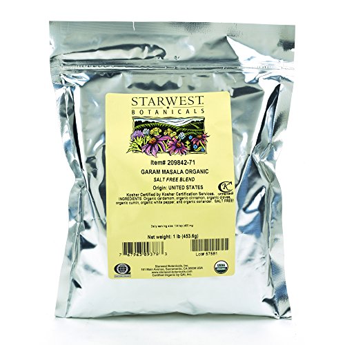 Starwest Botanicals Organic Garam Masala, 1 Pound