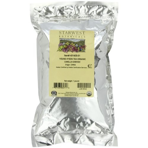 Starwest Botanicals Organic Young Hyson Tea, 1-Pound Bag