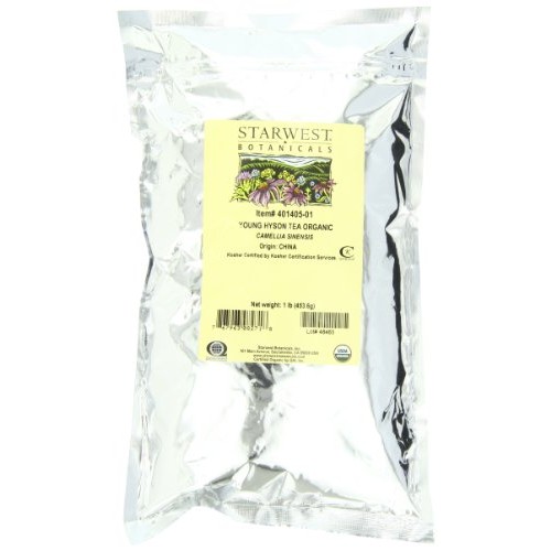 Starwest Botanicals Organic Young Hyson Tea, 1-Pound Bag