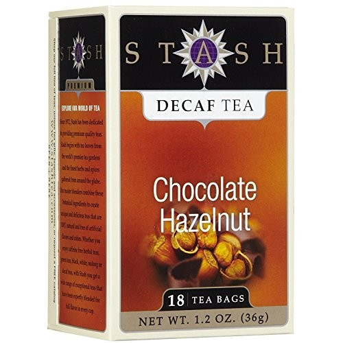 Stash Tea Decaf Chocolate Hazelnut Tea - 18 Ct
