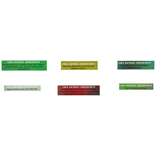Stash Tea Green Tea Six Flavor Assortment, 18-20 Count Tea Bags