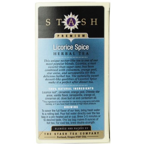 Stash Tea Spicy Licorice Tea - 20 Ct