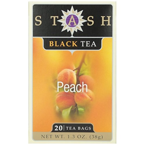 Stash Peach Black Tea, Tea , 20 ct