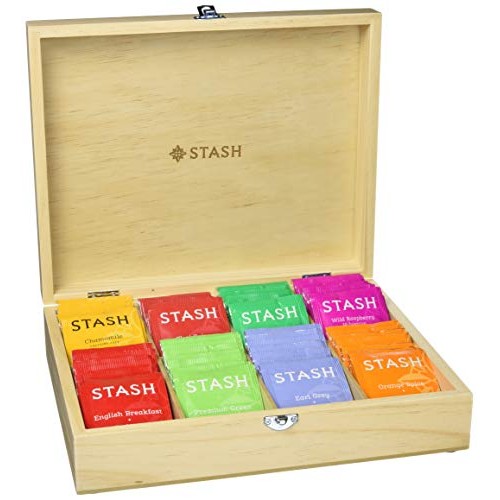 Stash Tea 8 Flavor Variety Pack Gift Set 80 Count Tea Bags In Fo