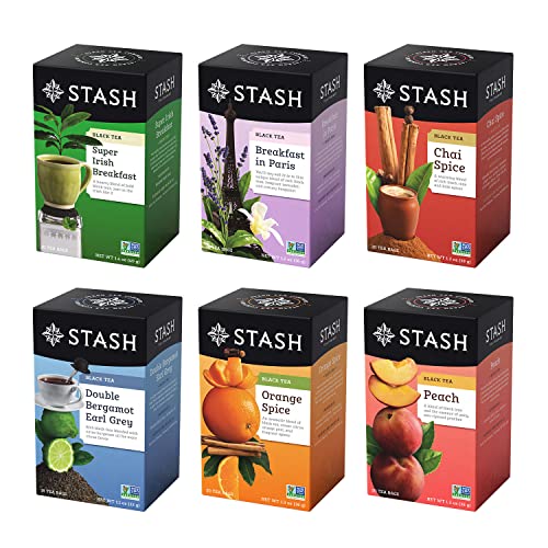 Stash Tea Black Tea Variety Pack Sampler Assortment - Caffeinate...