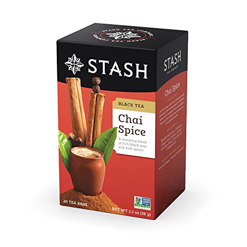 Stash Tea Chai Spice Black Tea, 6 Boxes with 20 Tea Bags Each 1...