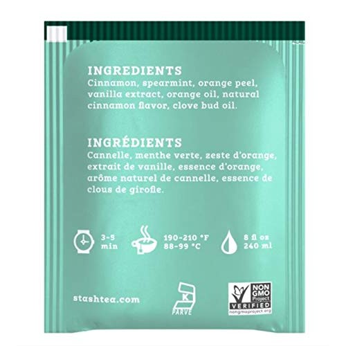 Stash Tea Christmas Eve Herbal Tea 18 Count Tea Bags In Foil Pa