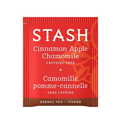 Stash Tea Cinnamon Apple Chamomile Herbal Tea - Naturally Caffei