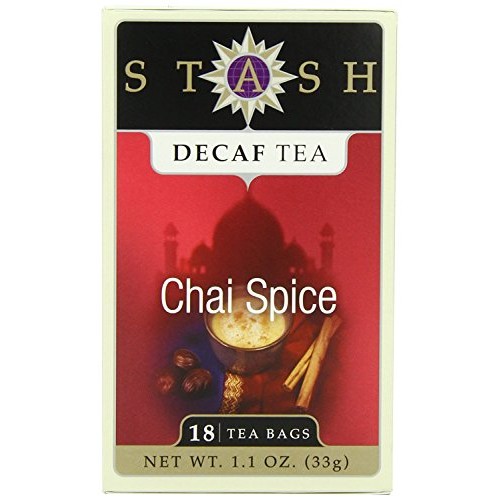 Stash Tea Decaf Chai Spice Tea 18 Count Tea Bags Packaging May