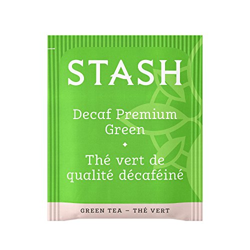 Stash Tea Decaf Premium Green Tea, 100 Count Box Of Tea Bags In