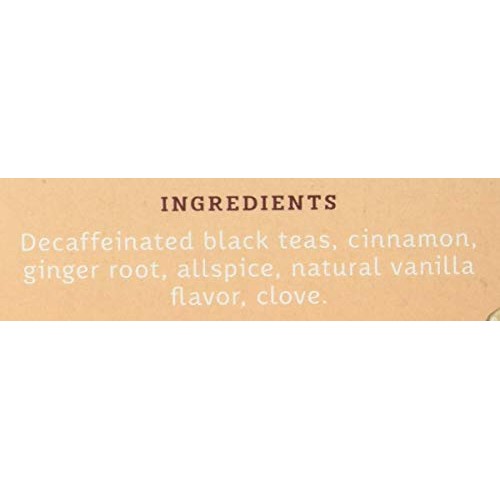 Stash Tea Decaf Vanilla Chai Tea, Individual Decaffeinated Black