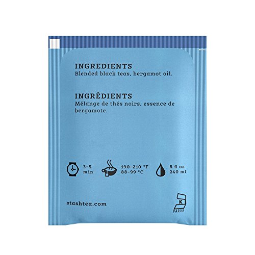 Stash Tea Double Bergamot Earl Grey Black Tea - Caffeinated, Non...