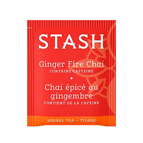 Stash Tea Ginger Fire Chai Yerba Mate &Amp; Herbal Tea Blend 100 Cou