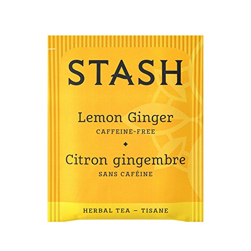 Stash Tea Lemon Ginger Herbal Tea 30 Count Box Of Tea Bags Indiv