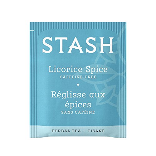 Stash Tea Licorice Spice Herbal Tea, 6 Boxes With 20 Tea Bags Ea