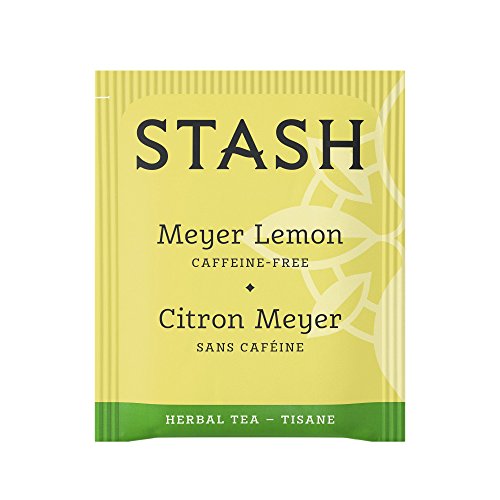 Stash Tea Meyer Lemon Herbal Tea 100 Count Tea Bags In Foil Pac