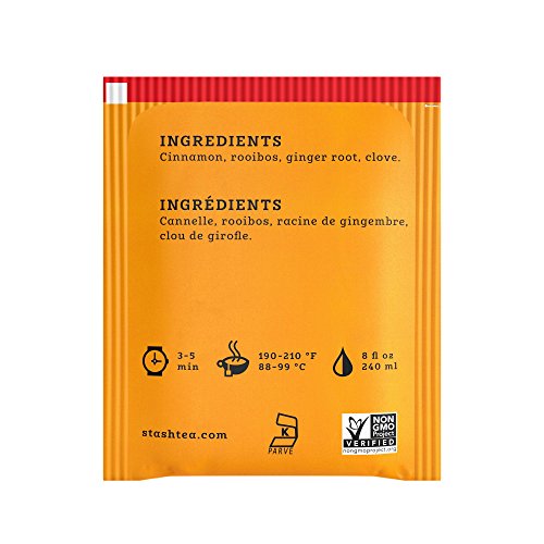 Stash Tea Spice Dragon Red Chai Herbal Tea, Box of 100 Tea Bags ...