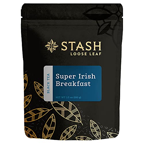 Stash Tea Super Irish Breakfast Black Tea - Caffeinated, Non-GMO...