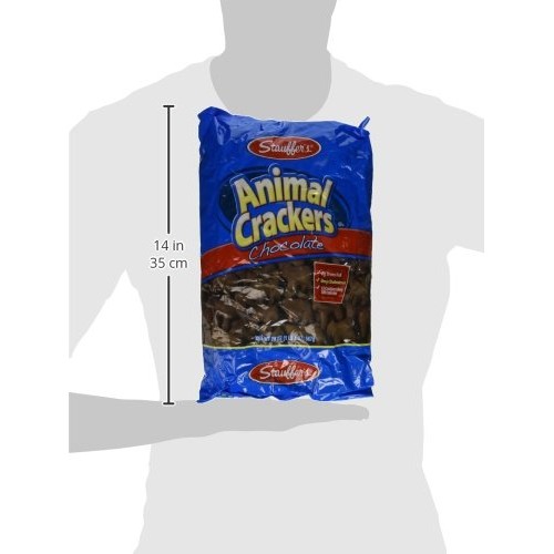 Stauffers, Animal Crackers, Chocolate, 20Oz Bag Pack Of 4