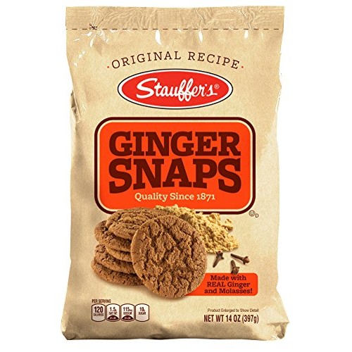 Stauffers Ginger Snaps Bag, 14-Ounce Bags Pack Of 6