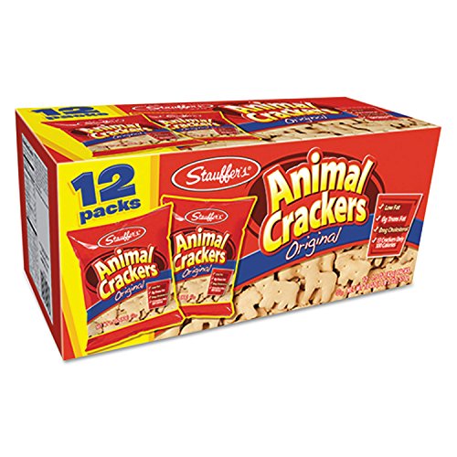 Stauffers Animal Crackers Original, 1.5 Oz Pack Of 12, Net We