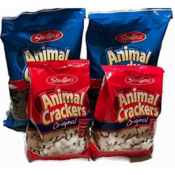 Stauffers Animal Crackers Value Bundle: 2 Original &Amp; 2 Chocolate