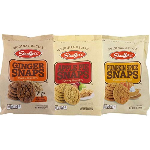 Stauffers Apple Pie, Pumpkin Spice &Amp; Ginger Snaps Variety 3 Pac