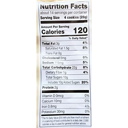 Stauffers Ginger Snaps Cookies 6 Pack, Total Of 84Oz