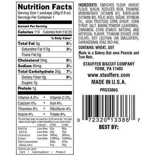 Stauffers Iced Animal Cookies - Individually Packaged Mini Snac